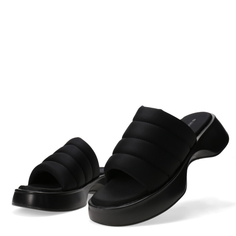 Sandalias de Mujer Miss Carol ATTOPU con banda acolchonada Negro