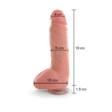 Vibrador Realístico Steve Con Ventosa Piel