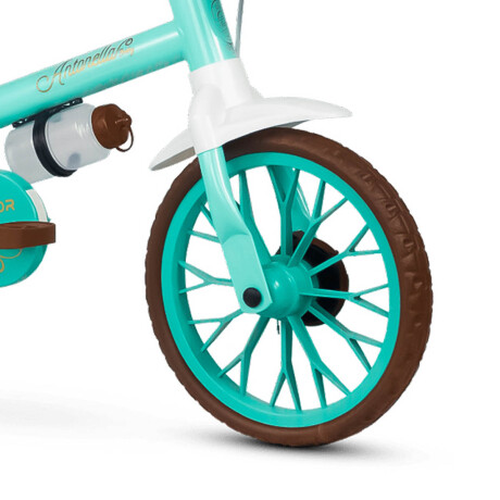 Bicicleta Niño Montaña Rod. 12 Y Caramañola Verde-Blanco