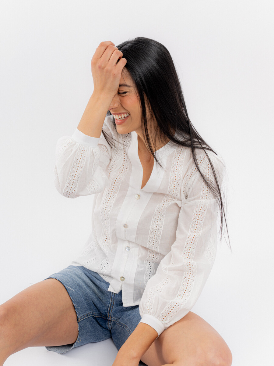 Blusa broderie 