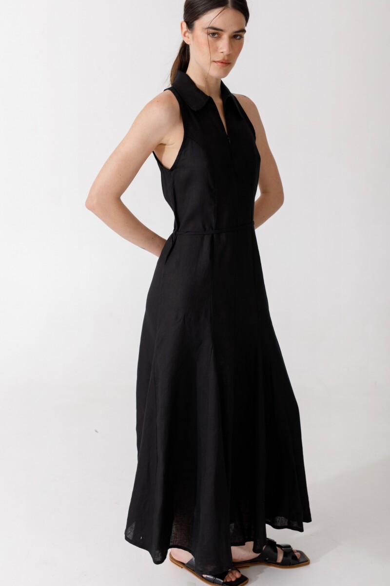 VESTIDO ZIP Negro