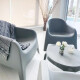 Set x2 Sillones Skarpo + Mesa GRIS CLARO