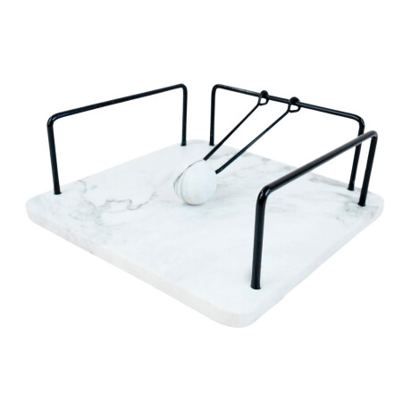 Servilletero de marmol y metal Servilletero de marmol y metal