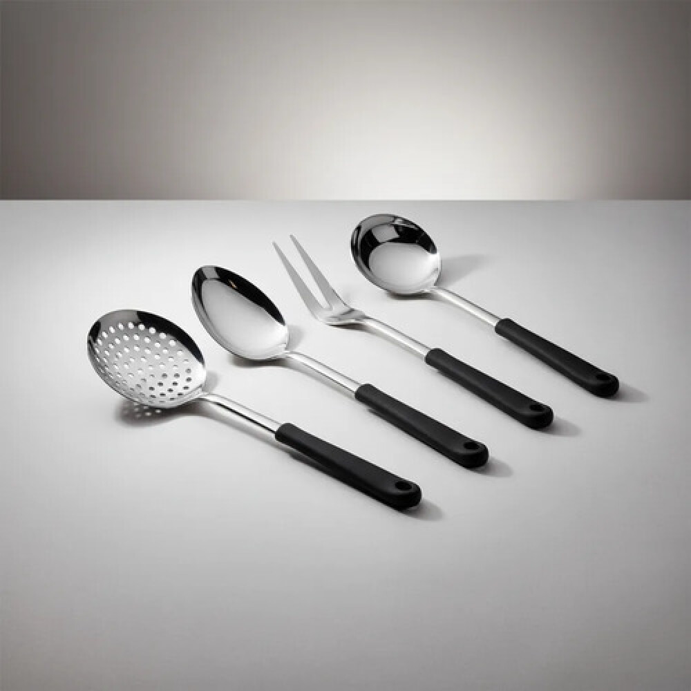Elegance Jgo menage Negro 4 pzas M.plastico Elegance Jgo menage Negro 4 pzas M.plastico