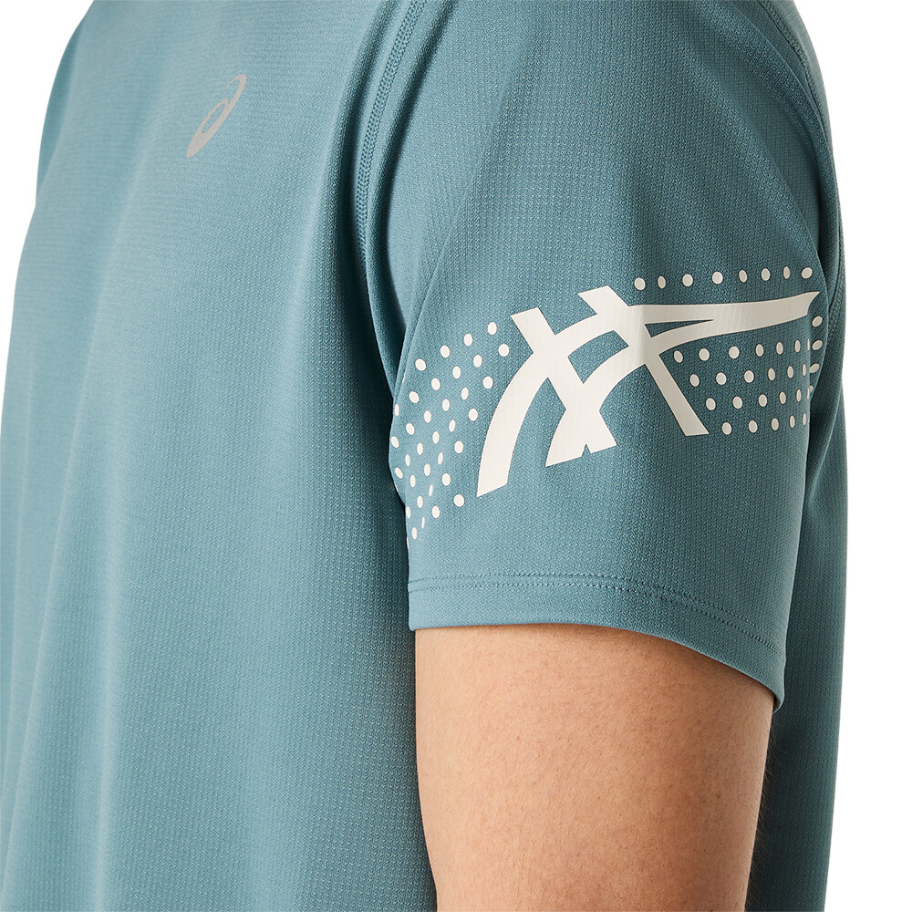 Polo Running Icon SS Top Hombre Foggy Teal