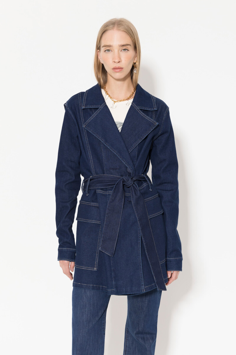 TRENCH NIKI Azul