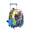 Mochila Jurassic Park 12" con Carro Celeste - Negro - Amarillo