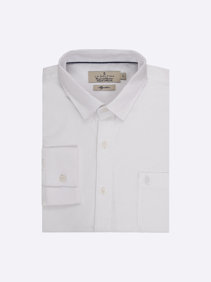 Camisa oxford - blanco 
