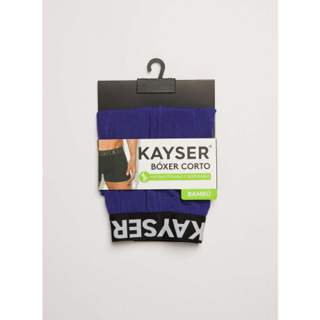 Boxer bamboo corto Azul