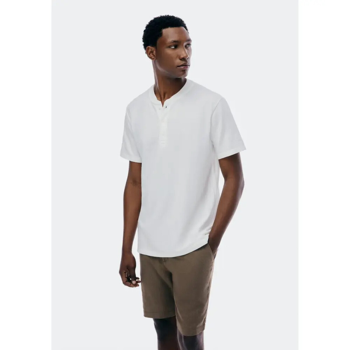 CAMISETA MM MASC - BEGE CLARO 