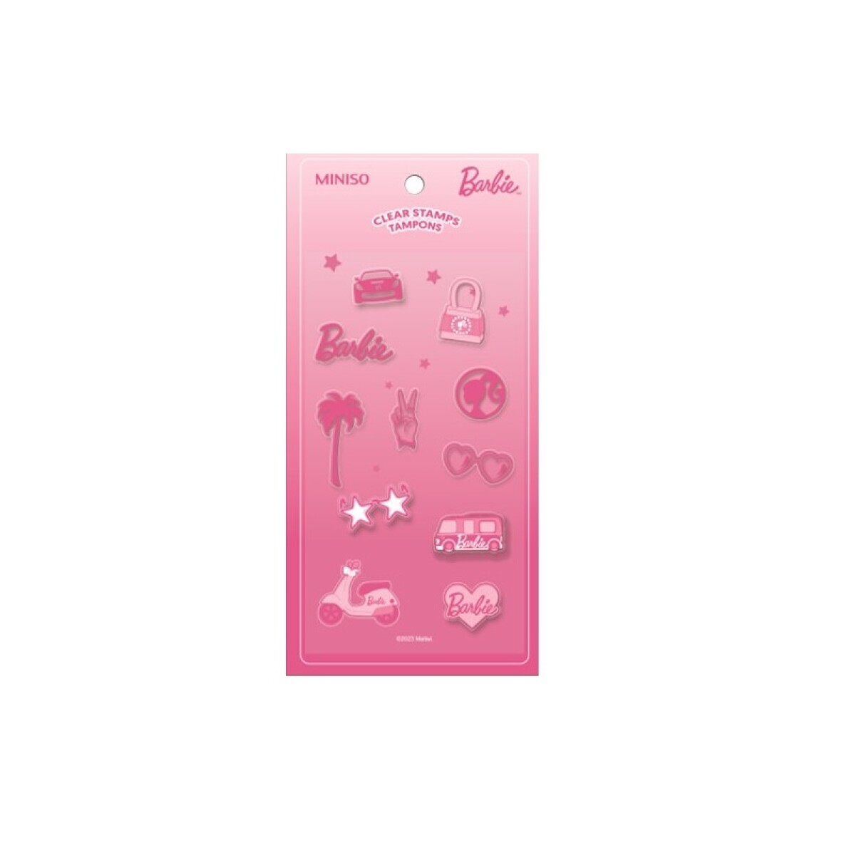 Stickers sello de goma Barbie - diseño 2 