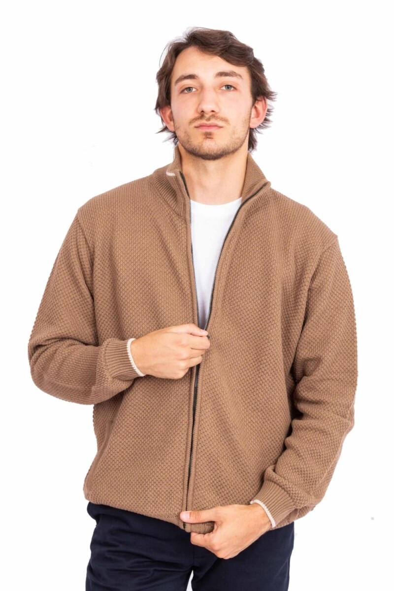 Campera Fullzip Beige