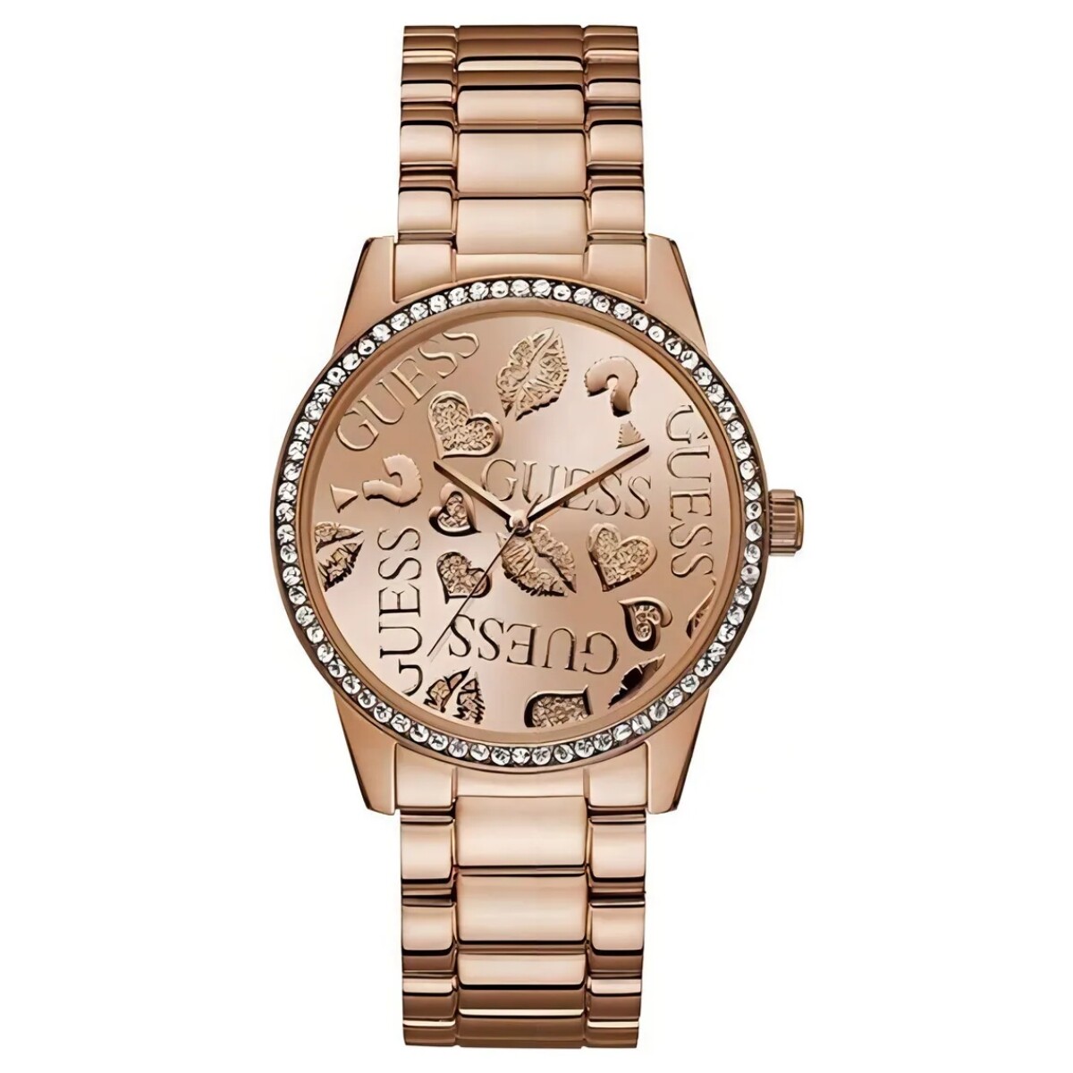 Reloj GUESS FASHION Acero Oro Rosa Esfera 40mm 
