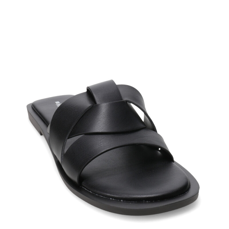 Sandalia de Mujer Miss Carol NOXI chata estilo flat Negro