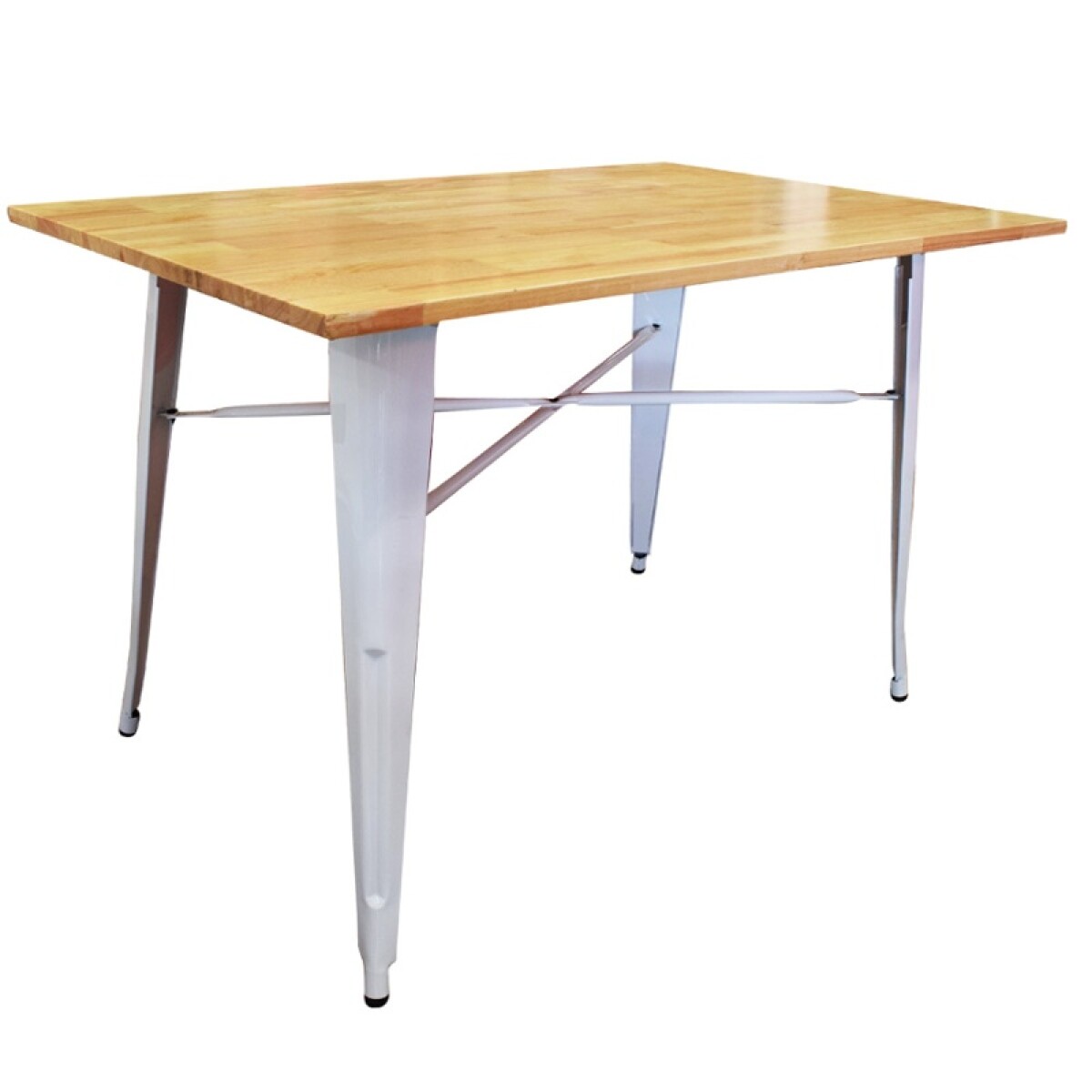 Mesa Habitare Paris Bco C/tapa Madera 