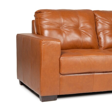 Rinconera Fargo - Cuero Básico - Chaise Derecho 457 (Brandy)