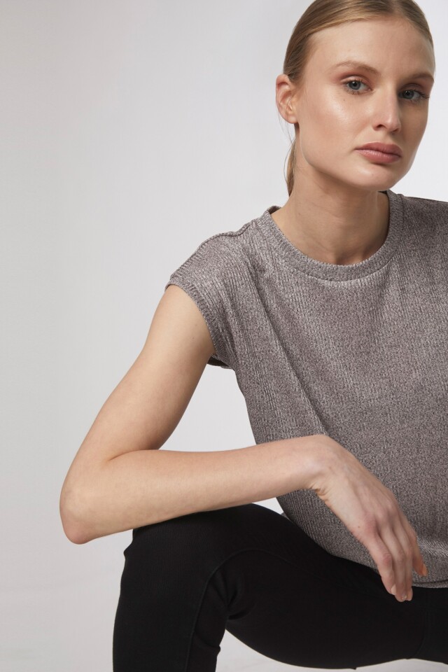 Blusa canale gris