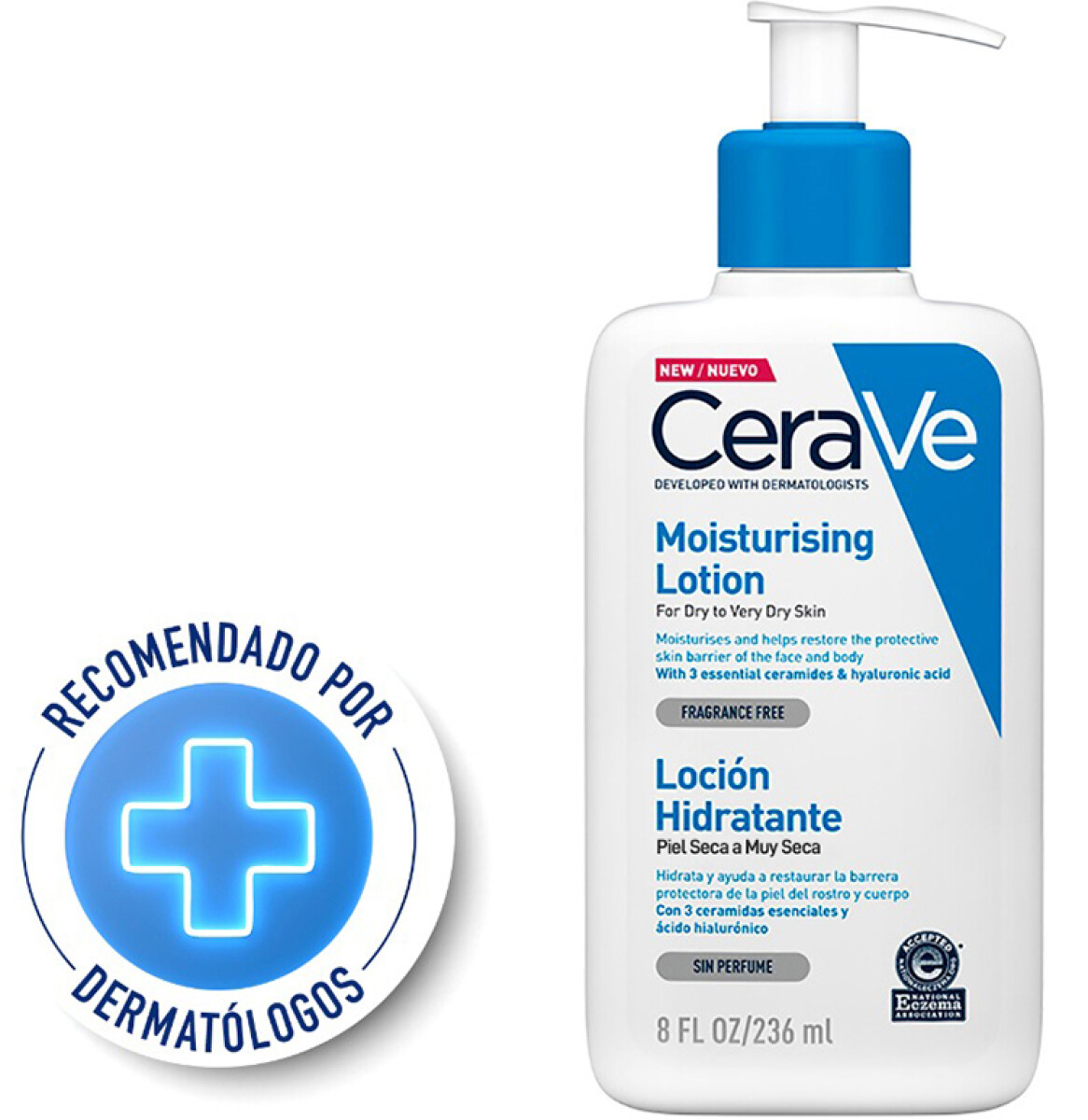 Loción hidratante corporal Cerave - Cerave Loción hidratante 236 ml 