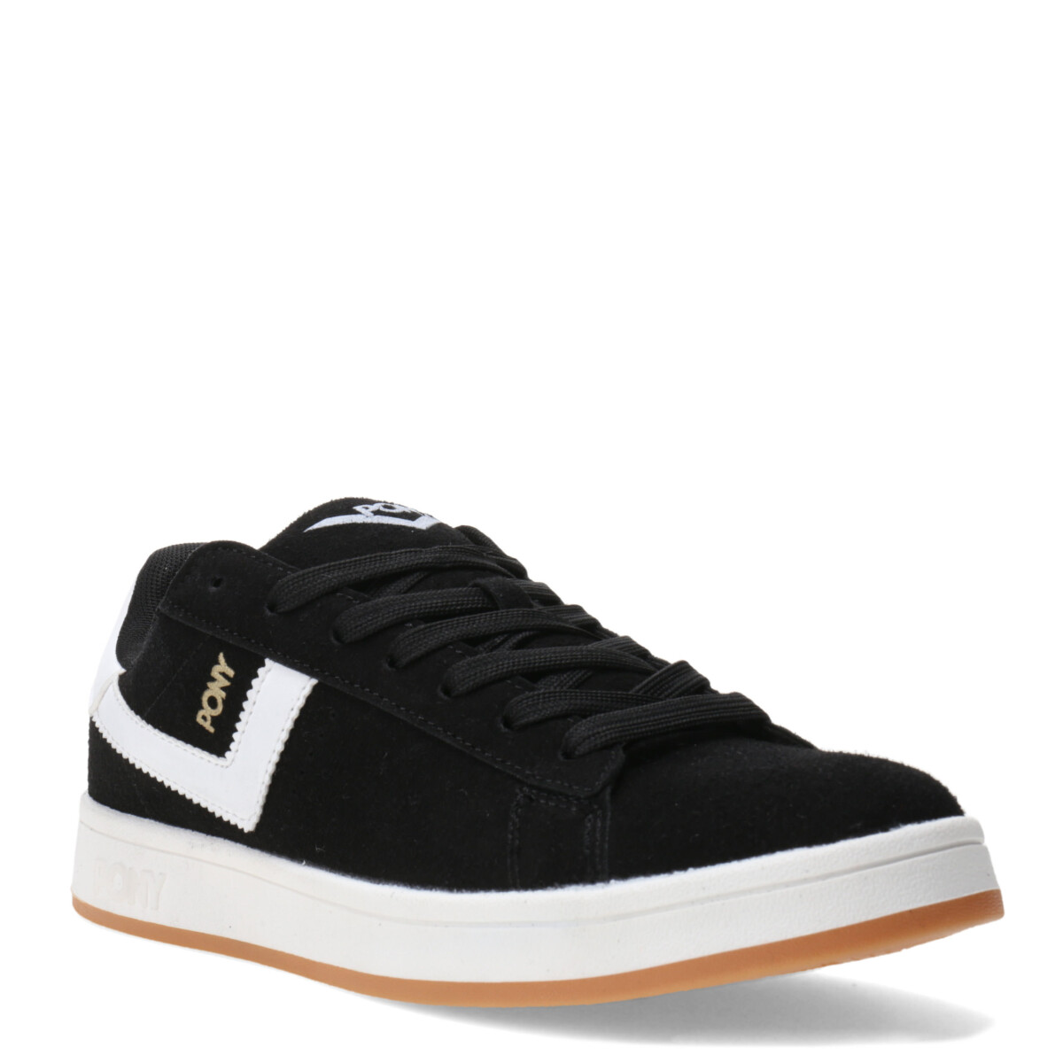 Championes de Hombre Pony Square - Negro (Nobuk) 