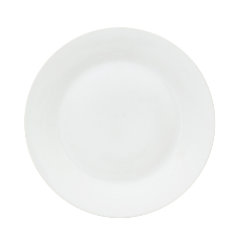 Plato De Mesa Blanco Porcelana PLATO DE MESA BLANCO PORCELANA