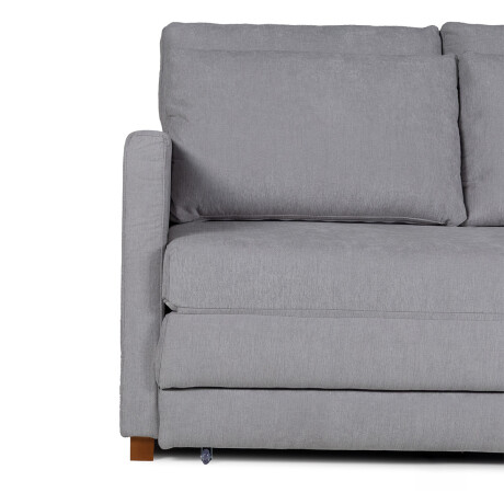 Sofá Cama Niki - Tela Microfibra 10286 (Gris)