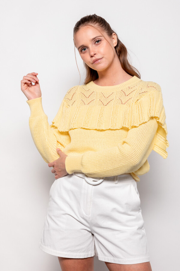 SWEATER ARMONIA AMARILLO PASTEL