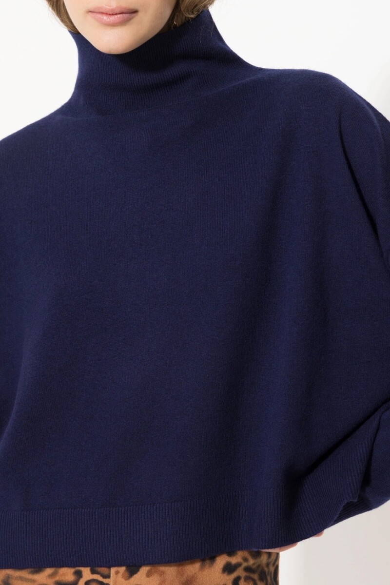 Polera Warm Azul Marino