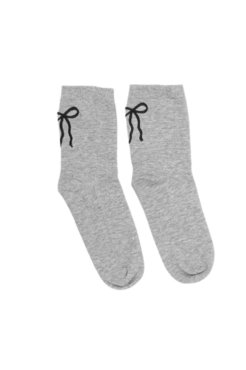 Medias Moña Gris