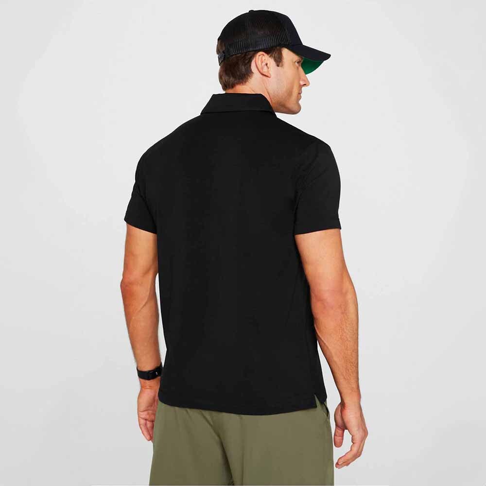 Polo Manga Corta The 24-7 Hombre Black