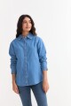 Camisa de jean manga larga JEAN MEDIO