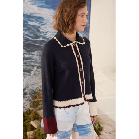 Cardigan Ola Azul