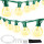 Guirnalda Guía Luces Vintage X25 + 2 Rep 7,62m Jardín Verde