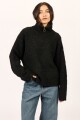 SWEATER SOL ZIPPY SWEATER J-negro