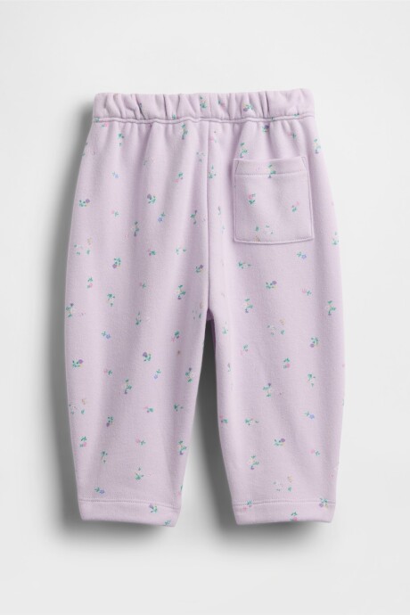 Pantalón Deportivo Wide Leg Bebé Pale Lilac