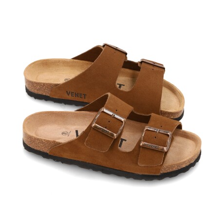 SANDALIAS VENET - CUERO BRUNN TOSTADO