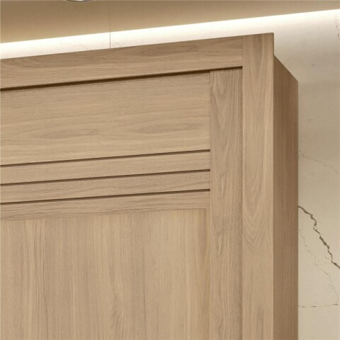 Ropero Armario Tripoli 2 Puertas Corredizas 4 Cajones Telescópicos - Castaño Ropero Armario Tripoli 2 Puertas Corredizas 4 Cajones Telescópicos - Castaño