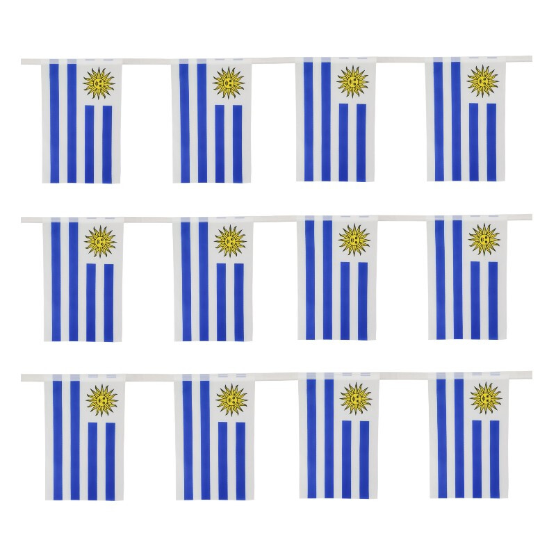 Guía de Banderines Uruguay x6 de Nylon Guía de Banderines Uruguay x6 de Nylon