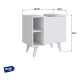 Mueble De Baño Para Bacha De Apoyo Gabinete Blanco