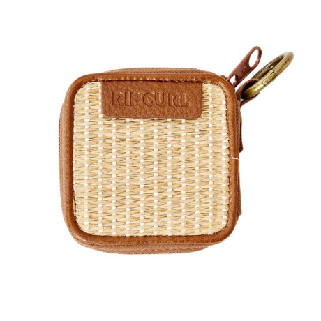 Billetera Rip Curl Premium Straw Mini Purse Beige
