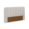 Respaldo en madera tapizado tela Beige 1.56 mts Respaldo en madera tapizado tela Beige 1.56 mts