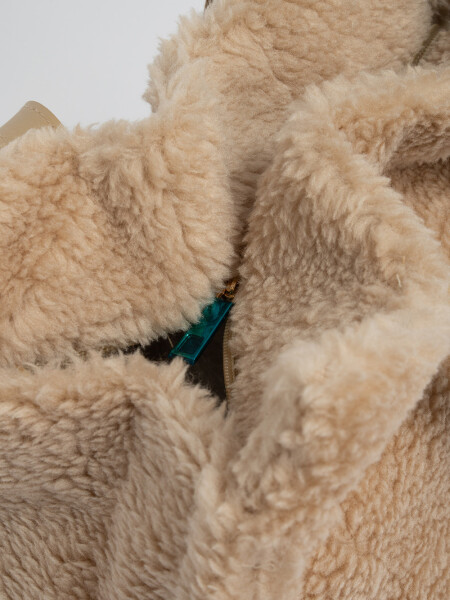Bolso sherpa Beige