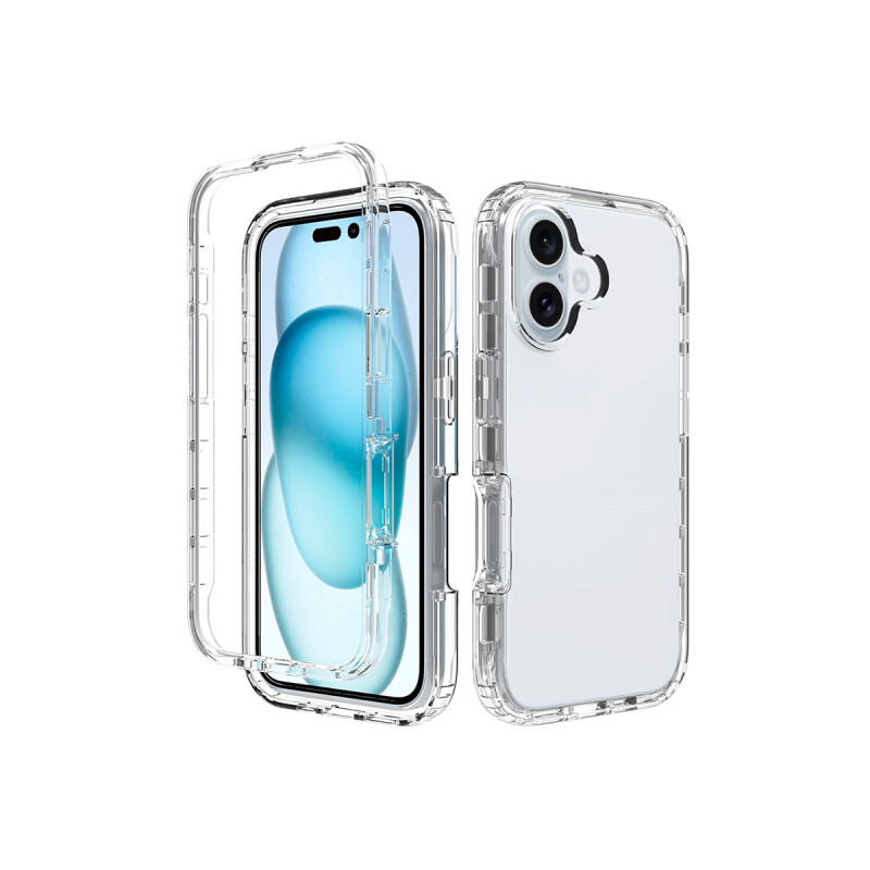 Protector rígido para iPhone 16 transparente reforzado Protector Rígido Para Iphone 16 Transparente Reforzado