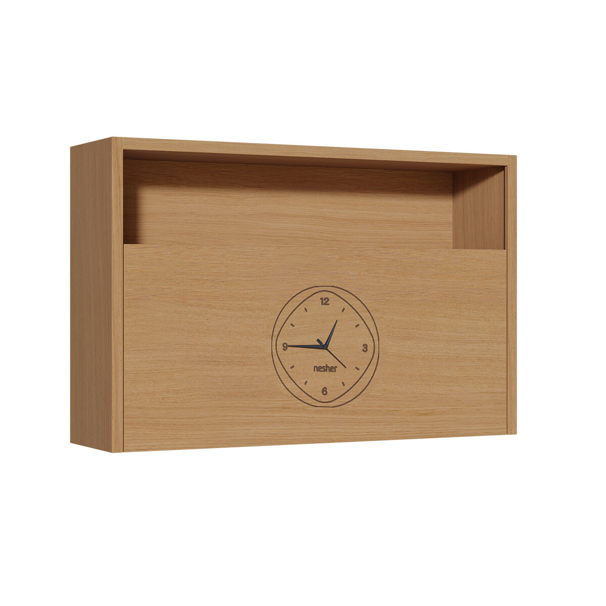 Aereo Con Reloj 120Cm 1 Puerta Basculante Mobiliario Cocina 