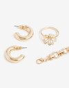 Bijouterie Set Con Dijes Bijou Set Metal - Dorado