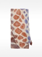 Pañuelo Estampado De Mezcla De Lino multicolor
