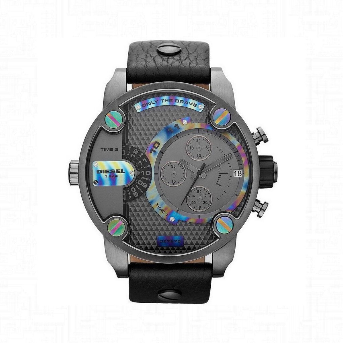 Reloj Diesel Fashion Cuero Negro 