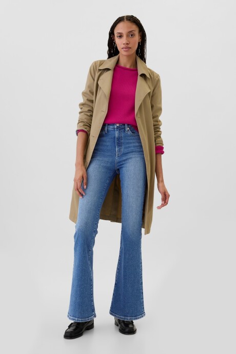 Jean Flare Mujer Medium Wash