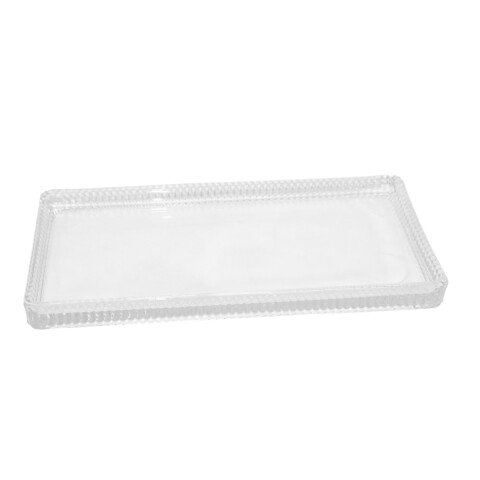 BANDEJA RECT VIDRIO 30X15.5CM Unica