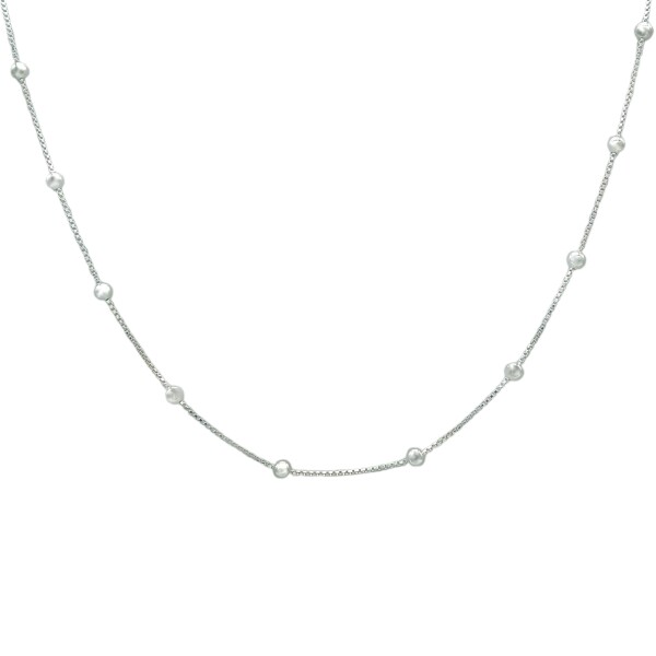 Cadena Bolitas-Plata 925-Sin Piedra-CD3039 sinpiedra