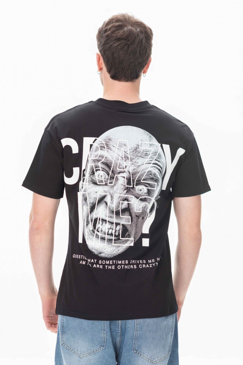 Remera Crazy Negro